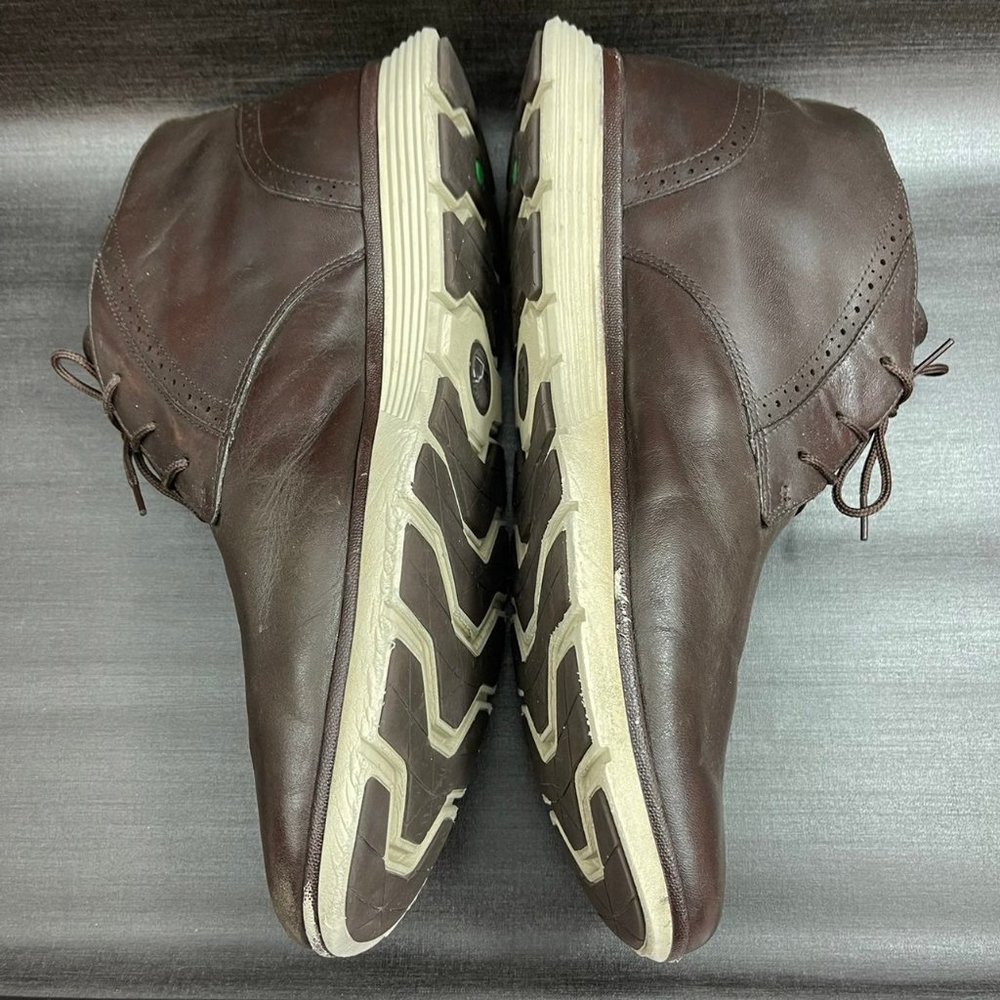 Timberland Franklin Park Chukka Boots Men's Size 12 Brown Leather Lace Shoes - Picture 9 of 11
